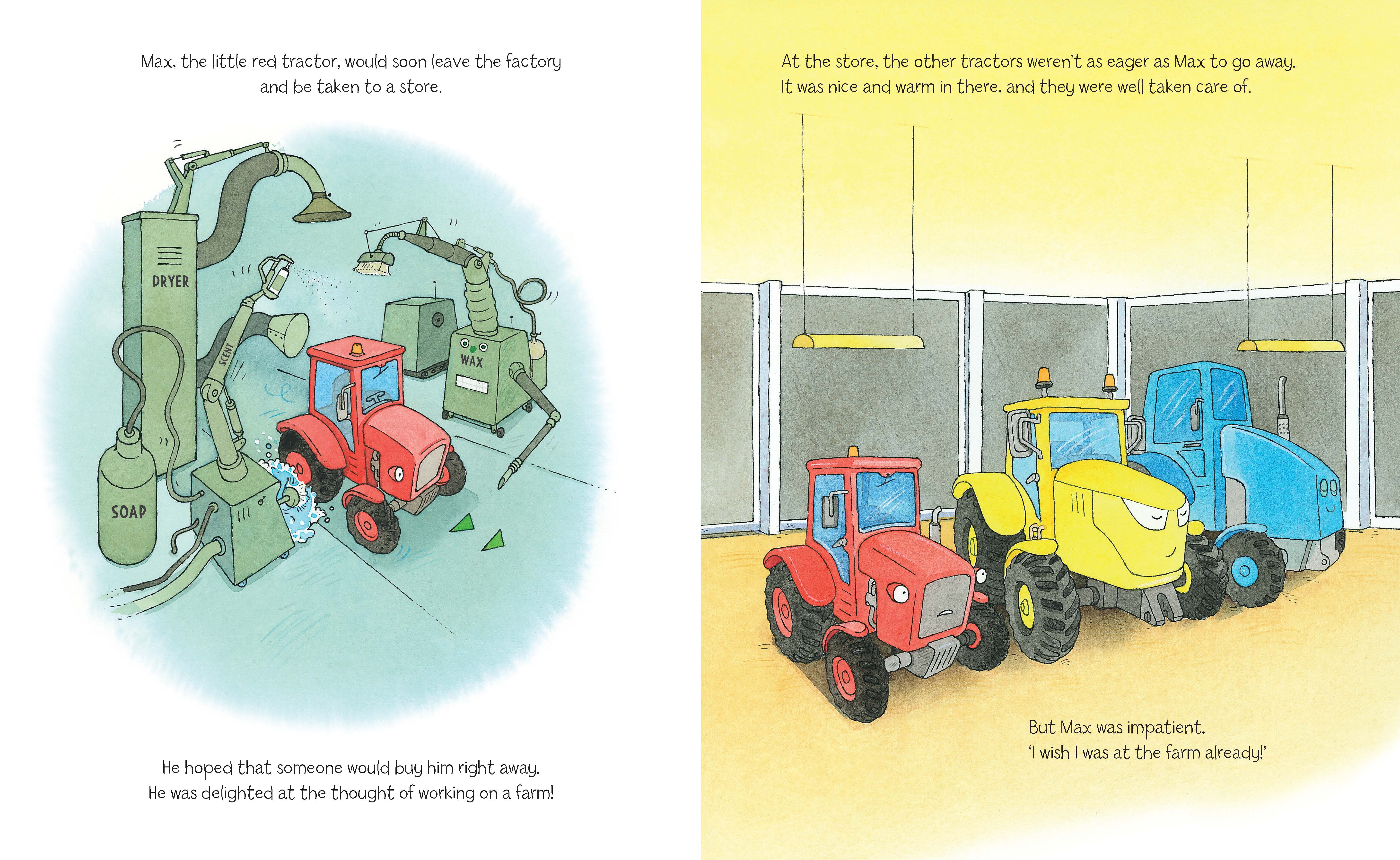 Max: The Little Red Tractor by Laurence Bourguignon | Hardie Grant