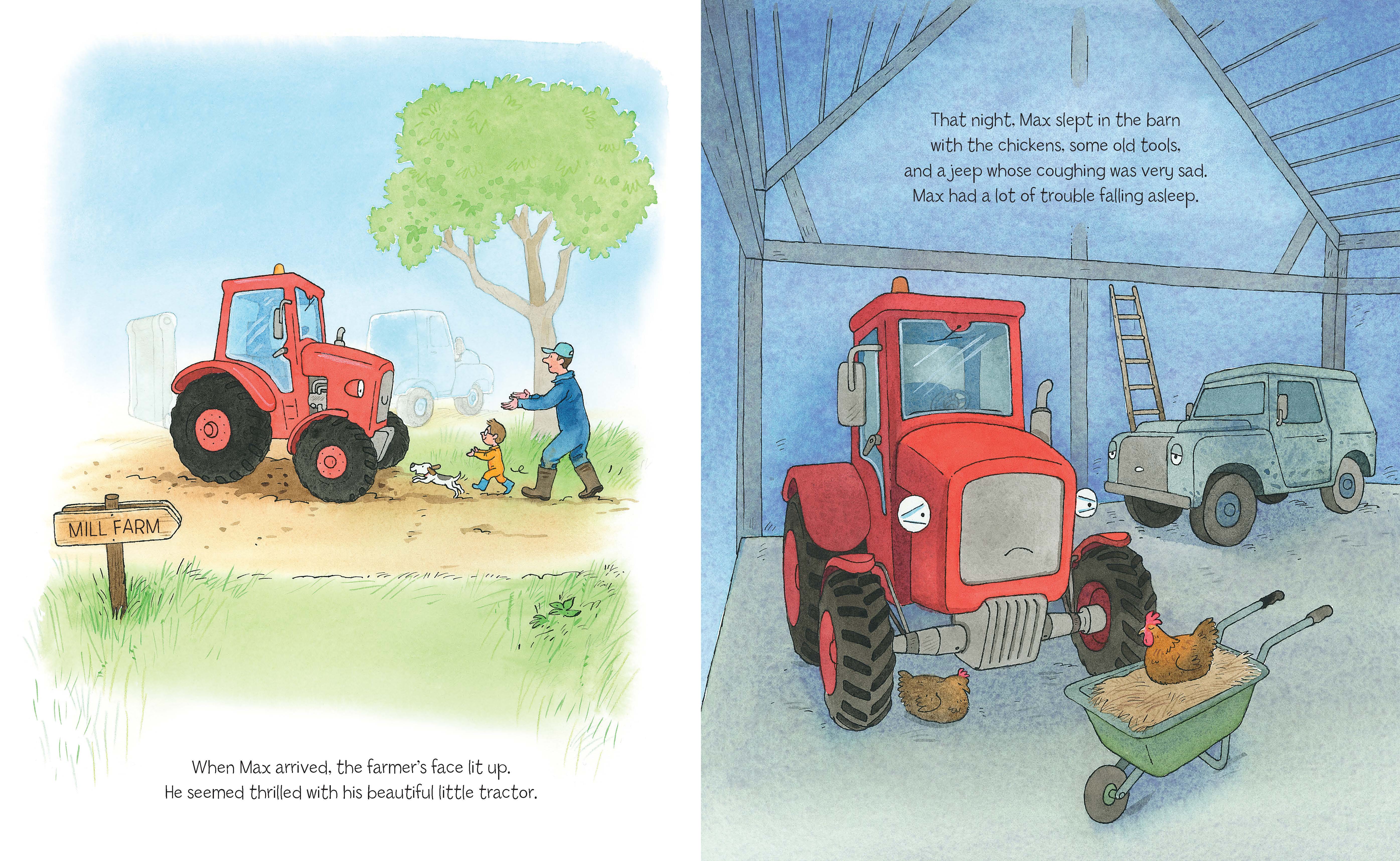 Max: The Little Red Tractor by Laurence Bourguignon | Hardie Grant