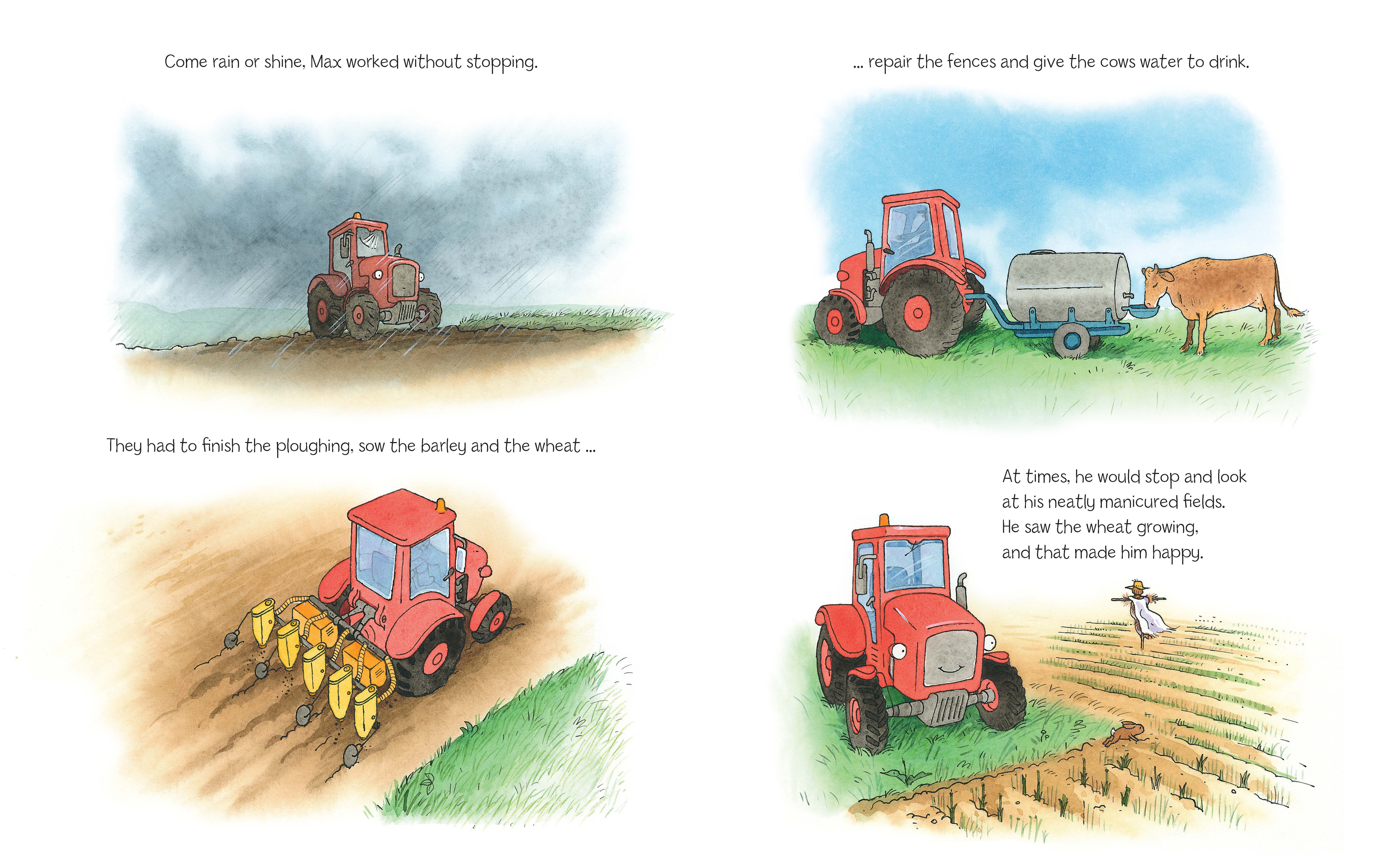 Max: The Little Red Tractor by Laurence Bourguignon | Hardie Grant