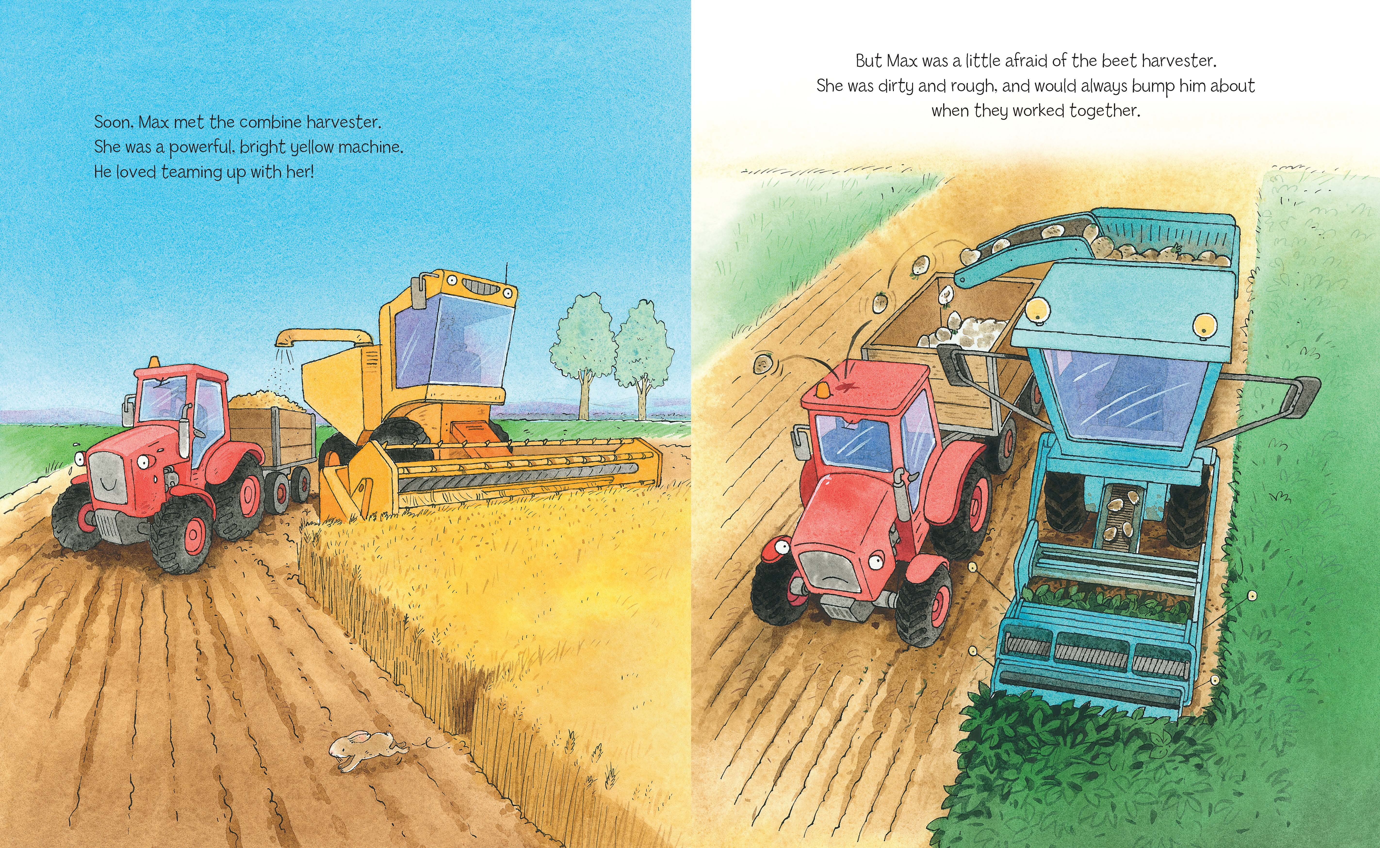 Max: The Little Red Tractor by Laurence Bourguignon | Hardie Grant