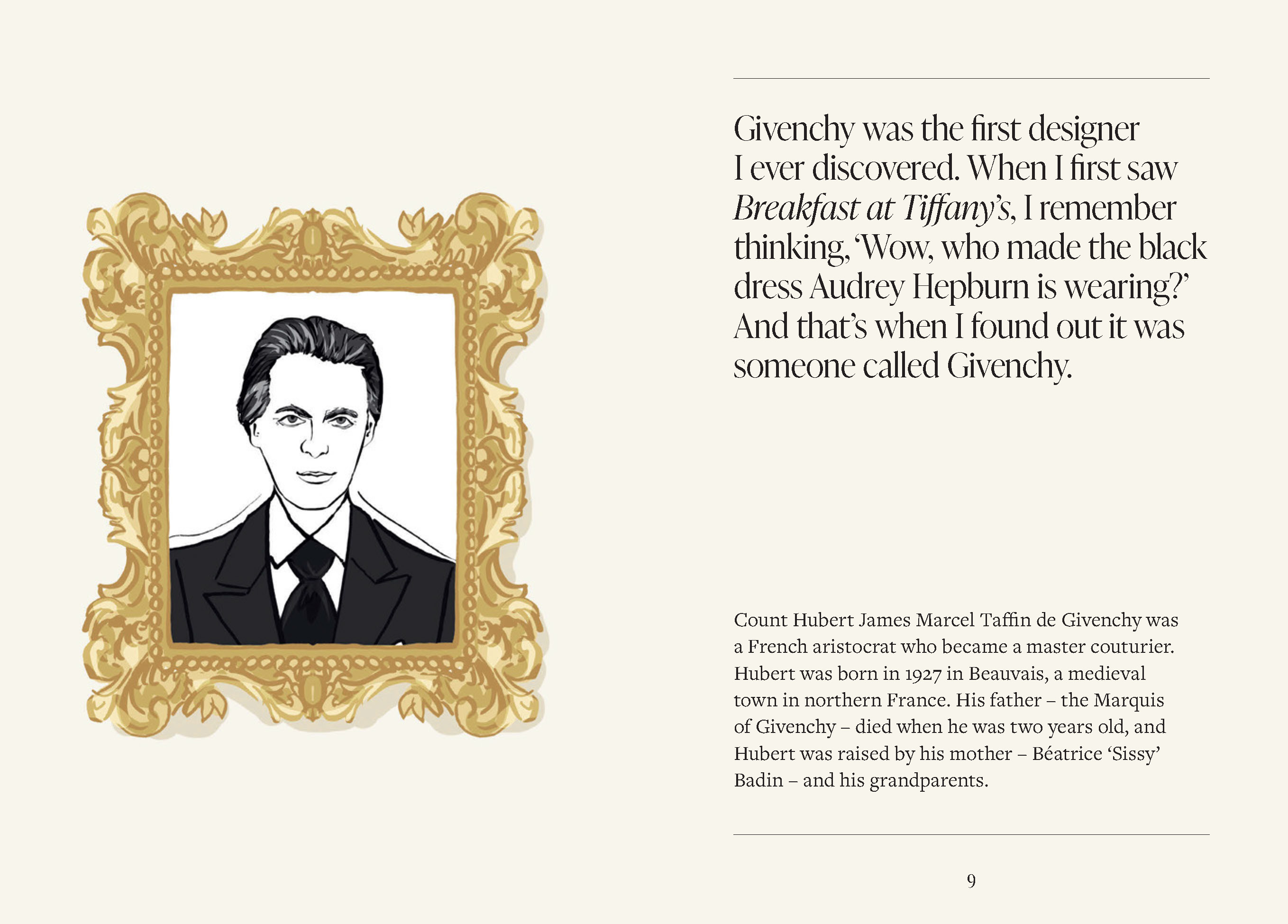 【美品】洋書「TAFFIN」Rizzoli Givenchy ジバンシー 本 Words from a Fashion Icon: Hubert de Givenchy by Megan Hess